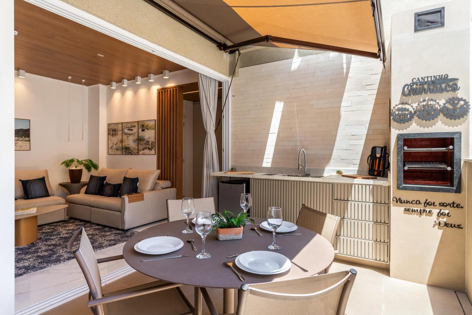 Unhotel - Penthouse Leme View Terrace Bbq Bathrub Appartamento Rio de Janeiro